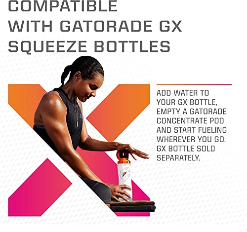 Gatorade Gx Hydration System, Non-Slip Gx Squeeze Bottles Or Gx Sports Drink Concentrate Pods (4 Count) (Variery Pack)