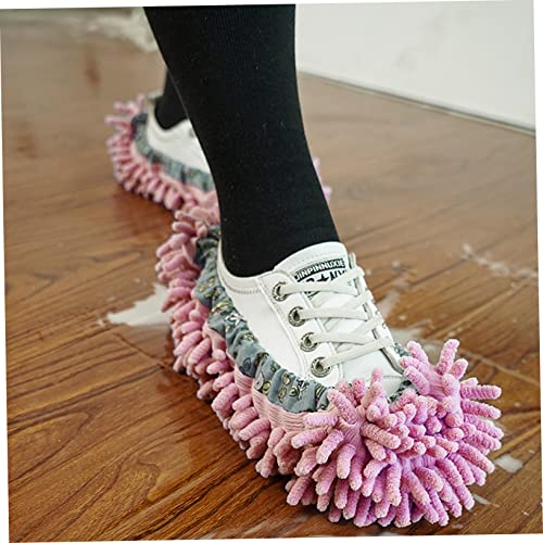 Healeved 10pcs Mop Head Cover Floor Mops Cleaning Mops Household Cleaner Dust Duster Slippers Mop Cover Lazy Mop Slippers Foot Cover for Floor Polishing Mop Slipper Shoes Cover Dust Mop
