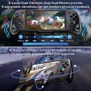 Switch Controller for Nintendo Switch/OLED, RGB One-Piece Joypad Controller for Switch Controllers Joy-con with Adjustable TURBO, Dual Motor Vibration,Handheld Switch Pro Controller for Switch Gaming