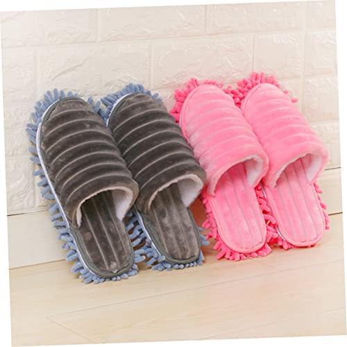 JEWEDECO 1 Pair Man Sandals Home Slippers for Men Household Cleaner Floor Cleaning Shoes Floor Buffing Slippers Mopping Socks Cleaning Slipper Women Slipper Vacuum Cleaner Leisure Shoes