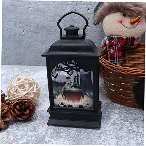 DECHOUS Halloween Decor Globe Decor Fall Snow Globe Simulation Flame Light Flame Lamp Lantern Candle Candle Light LED Outdoor Decor