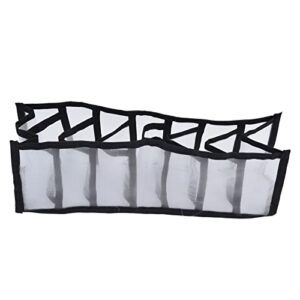 orenic mesh bras storage box, multi purpose foldable drawer divider for underwear, bras, socks, jeans, panties, leggings, t-shirts, foldable compartment storage box drawer organizer(7cells)