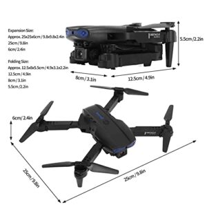 Foldable Mini Camera Drone, GPS Drone with 4K HD Dual Camera, 3 Sided Obstacle Avoidance WiFi Quadcopter Aerial Photography Remote Control Aircraft Gifts for Kids and Adults