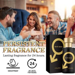 JJGPGISIS Golden Luring Her Cologne - The Ultimate Pheromone Perfume for Men to Attract Women（50ml） (1pcs)