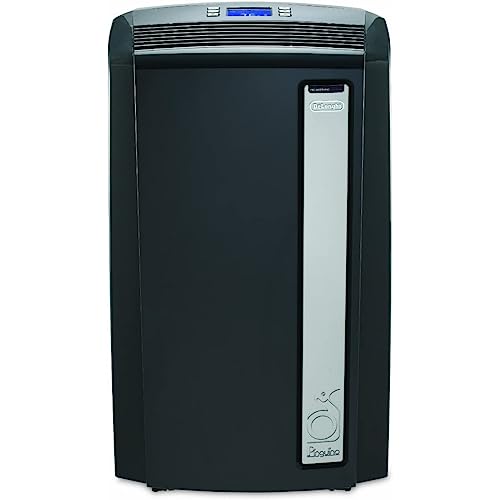 De'Longhi 12,500 BTU Portable Air Conditioner with Heat Pump and Dehumidifier - (Renewed), Black,(CRTDLPACAN125HPRB)