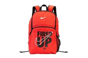 nike 3brand verbiage backpack - red - one size