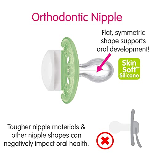 MAM Original, Nipple Shape Helps Promote Healthy Oral Development, 2 Pack, 16+ Months, Peacock