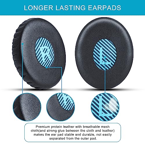 Ear Pads Replacement for Bose On-Ear 2 Headphones, GVOEARS Ear Cushion Pad for Bose OE2 / OE2i / SoundTrue On-Ear/SoundLink On-Ear Wireless Headphones, Durable & Longer Lasting