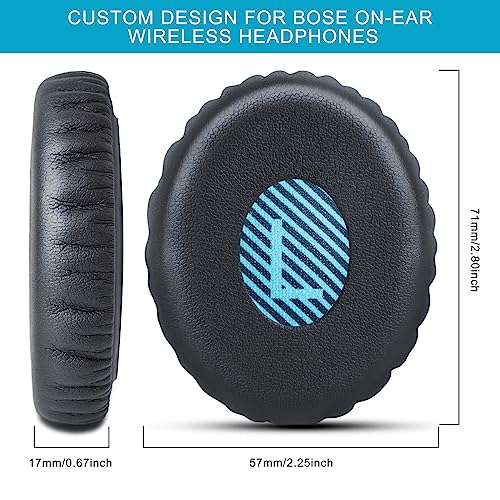 Ear Pads Replacement for Bose On-Ear 2 Headphones, GVOEARS Ear Cushion Pad for Bose OE2 / OE2i / SoundTrue On-Ear/SoundLink On-Ear Wireless Headphones, Durable & Longer Lasting