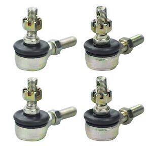 HOLATO 10-10mm Left Right Tie Rod Ball Joint for 50cc 70cc 90cc 110cc 125cc Tao Tao ATK 125 Coolster Baja Kazuma Roketa 4 Wheeler ATV Quad Go Cart Kart Pit Dirt Bike Moped Scooter Part