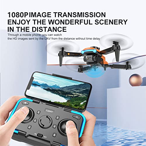 Mini Drone 1080P HD FPV Drone Foldable Drone with Camera, 2.4GHz WiFi Quadcopters with Control, Gravity Control, Rolling 360°, Smart Obstacle Avoidance, Gifts for Adults & Kids