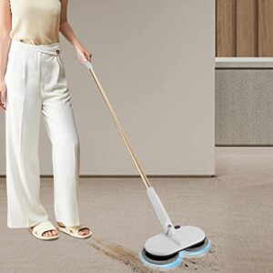LOYALHEARTDY Cordless Mop Electric Mops for Floor Cleaning, Electric Spin Mop for Hardwood Floor Cleaner Machine, Power Mop with 4 Pads,Working 60 Mins