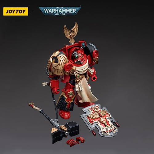 JoyToy 1/18 Warhammer 40,000 Action Figure Blood Angels Assault Terminators Brother Davinos Collection Model