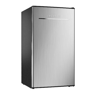 frestec 3.1 cu. ft. mini fridge with freezer, small refrigerator, mini fridge for bedroom, single door compact, energy saving, low noise, mini fridge for office
