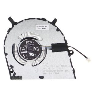 replacement cpu cooling fan for dell inspiron 14 7425 7420 i7425-a266pbl-pus 2-in-1 with touch 2022 model m4fmg fp5j 023.100qa.0001