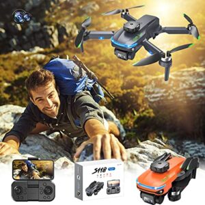 dual-camera folding drone, wide-angle 4k hd aerial photography uav, brushless motor, multiple flight modes, four sides obstacle avoidance, one button return, ultra long battery life