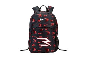 nike 3 brand backpack - black/red - one size (30l)