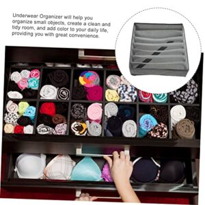 COLLBATH Fabric Sock Box Clothes Drawers Storage Totes for Clothes Hanging Drawers for Closet Drawer Organizer Clothes Drawer Underwear Organizer Panty Organizers Sock Container Sock Case