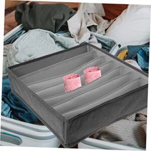 COLLBATH Fabric Sock Box Clothes Drawers Storage Totes for Clothes Hanging Drawers for Closet Drawer Organizer Clothes Drawer Underwear Organizer Panty Organizers Sock Container Sock Case