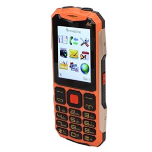 acogedor 2g unlocked senior cell phone, 2.8in hd screen seniors cellphone, with dual sim dual standby, big screen and buttons, sos calling, voice broadcast (orange)