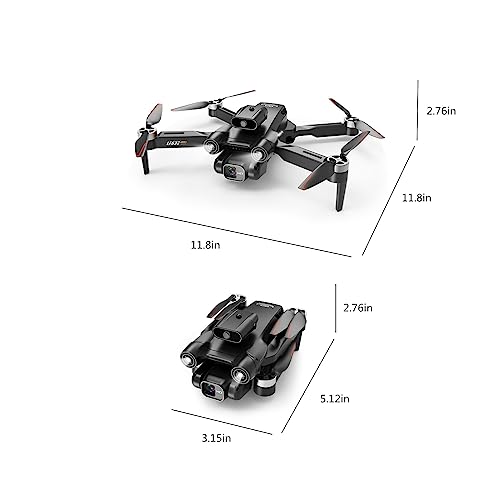 Mini Aerial Photography Drone for Kids with Brushless Motor - Foldable Remote Control Quadcopter with 1080P HD FPV Camera - Drone Toys with Altitude Hold, Headless Mode and One Key