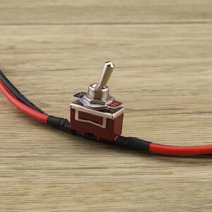 Electric Switch with T-Connector 15A Large Current On-Off Electric Power Switch Connector Power Switch Accessories for RC Model Drone Car ESC Battery