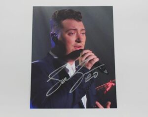 sam smith love me more authentic signed autographed 8x10 glossy photo loa