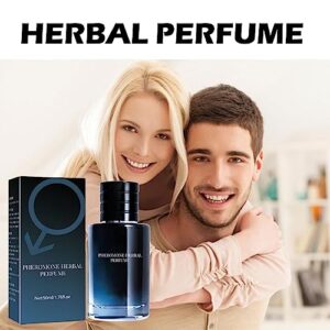 Flysmus Savagery Pheromone Men Perfume, Eternal Love Pheromone Herbal Perfume Men, Pheromone Cologne for Men to Attract Woman, Savage Cologne Men Eau De Perfume (2PCS)