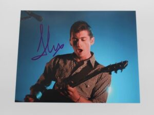 arctic monkeys 505 alex turner authentic hand signed autographed 8x10 glossy photo loa