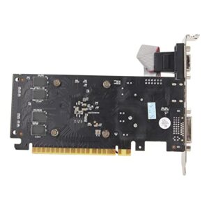 VBESTLIFE GT210 Graphics Card, 1G DDR3 64bit 589 500MHz Frequency GT210 Computer Graphics Card, Support HDMI, VGA, DVI Ports, for Office Computer