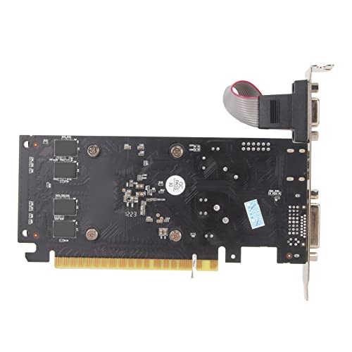GT610 1GB DDR3 Graphics Card, 64bit 1800MHz Computer Video Card with Cooling Fan, DVI, VGA, HDMI, PCIe X16 2.0 Bus