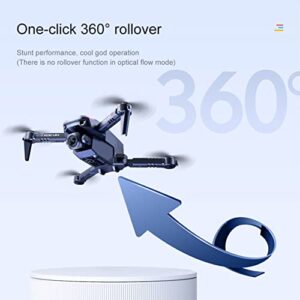 RHOOTZ Foldable Drones with 4k 90° ESC Cameras for Adult Beginners, Mini C Quadcopter Toys Gifts WiFi FPV UAV Live Video with 360° Roll, Obstacle Avoidance, Trajectory Flight,Dynamic Lighting