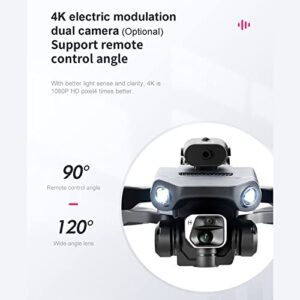 Rc Drones With Camera for Adults & Beginners Mini Drone with Dual 1080P Lens, Altitude Hold Headless Mode One Key Start, Rc Quadcopter Plane Fpv Drone Remote Control Airplane Cool Stuff (Black)