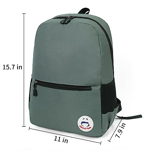 PopMeme School Backpack Lightweight Simple Elementary Middle School Backpack Simple Backpack for Teenage Boys