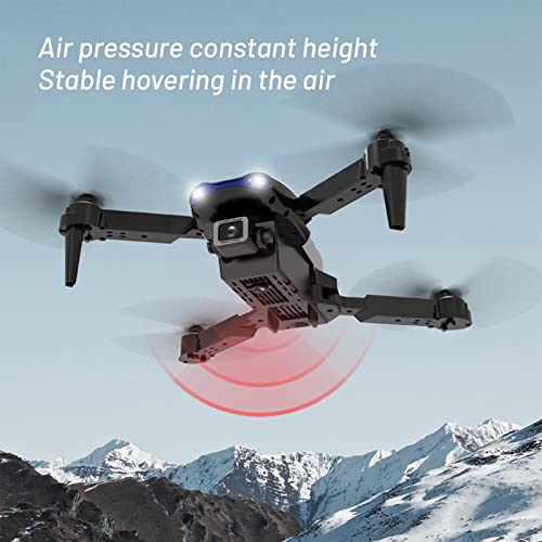 ZZKHGo Mini Drone with 1080P Dual HD Camera for Adults - Foldable Remote Control Small Drone with Camera, One Key Start, Altitude Hold, Headless Mode, Toys Gifts for Kids and Adults