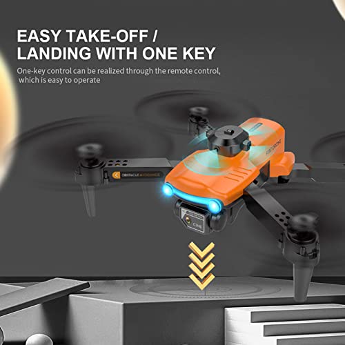 ZZKHGo Mini Drone with 1080P Dual HD Camera - Foldable Drone with Camera for Adults, Remote Control Small Drones Toys Gifts for Boys Girls, One Key Start, Altitude Hold, Headless Mode