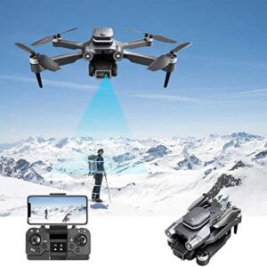 hedgx gps drone with 4k camera for adults, rc quadcopter with auto return, follow me, brushless motor, circle fly, route fly, altitude hold, headless mode, gift for family