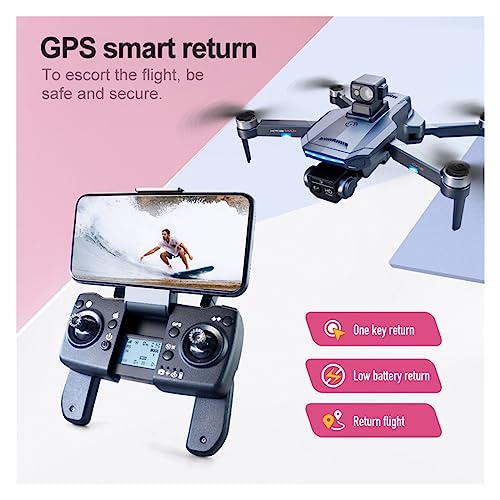 OZLIKA K918 Obstacle Avoidance Drone 4K HD Aerial Camera Brushless GPS Outdoor Flying Machine High-tech Remote Control Aircraft (Color : Dual 8K 1B)