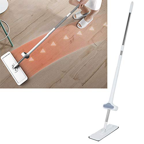 KUIKUI Wet Dry Dual Use Dust Cleaning Squeeze Flat Mop Kit, Sturdy, Flexible, and Efficient Floor Cleaner Accessory for Home Use