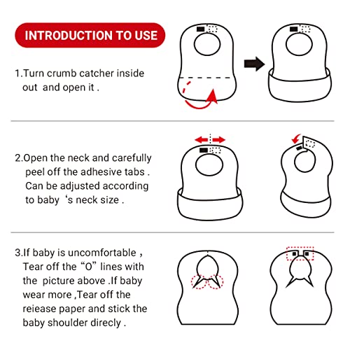 AiQiaoXin® 10PCS Baby Disposable Bibs-Individually Packaged,Soft, Leak Proof and Convenient, Suitable for Infants, Feeding, Traveling(Panda pattern)