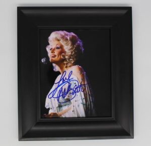 dolly parton jolene' genuine signed autographed 8x10 glossy photo gallery framed loa