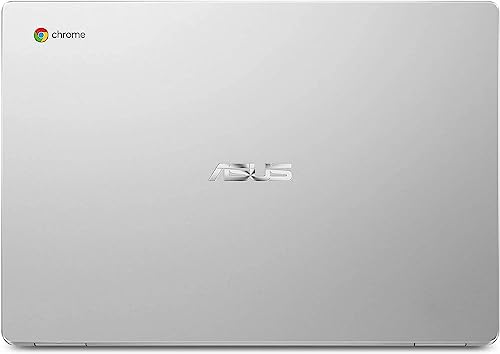 ASUS C523NA Chromebook 15.6" HD Laptop, Intel Celeron N3350 Processor, 4GB RAM, 64GB eMMC Flash Memory, Intel HD Graphics, HD Webcam, Stereo Speakers, Chrome OS, Silver, (renewed)