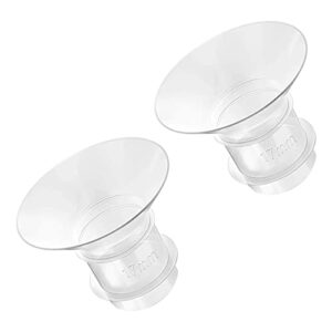 Momlist 17mm Breast Pump Flange Insert, Compatible with Momcozy S9/S10/S12/S9 Pro/S12 Pro/TSRETE Wearable Breast Pump 2PCS