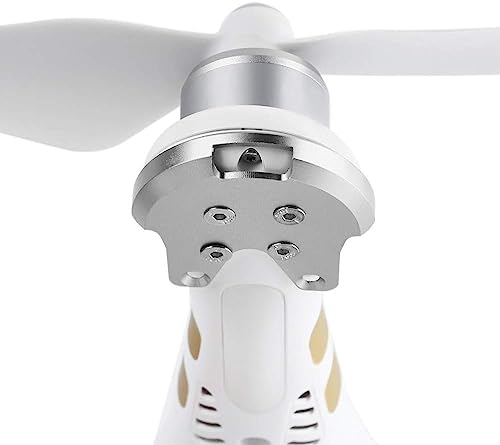 WEHOMY Drone Accessories 4pcs Metal Reinforcement Plate Kit Propeller Protection Motor Mount Base Protect for DJI Phantom 3 Series Drone P3 Pro/Adv/Sta Replaceable (Color : Silver)