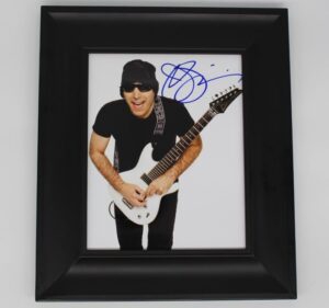 joe satriani the extremist authentic signed autographed 8x10 glossy photo gallery framed loa