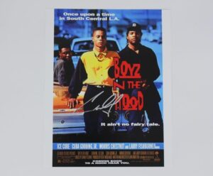 boyz n the hood cuba gooding jr. authentic signed autographed 8x10 movie poster photo loa
