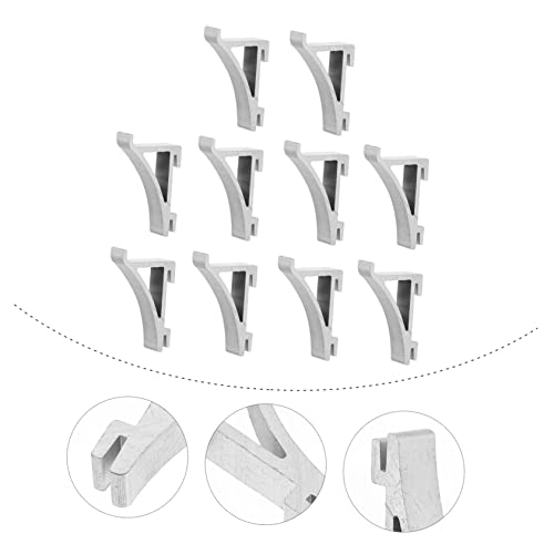 YARNOW 10pcs Support Buttons Mini Ice Chest Stainless Steel Cooler Stainless Steel Mini Fridge Metal Stand Freezer Clamp Refrigerator Clamp Aluminum Refrigerator Clamp Aluminum Clips