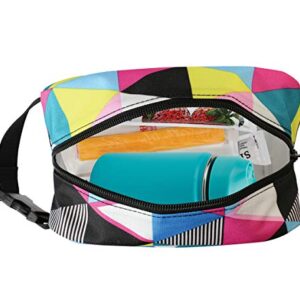 PackIt Freezable Snack Box, Triangle Stripes & Freezable Snack Bag, Polka Dots