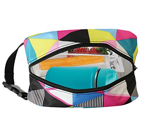 PackIt Freezable Snack Box, Triangle Stripes & Freezable Snack Bag, Polka Dots