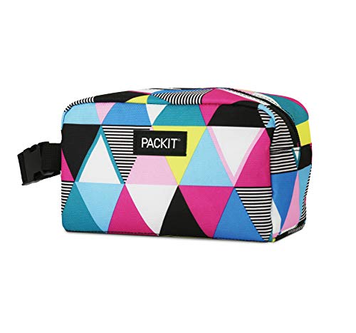 PackIt Freezable Snack Box, Triangle Stripes & Freezable Snack Bag, Polka Dots